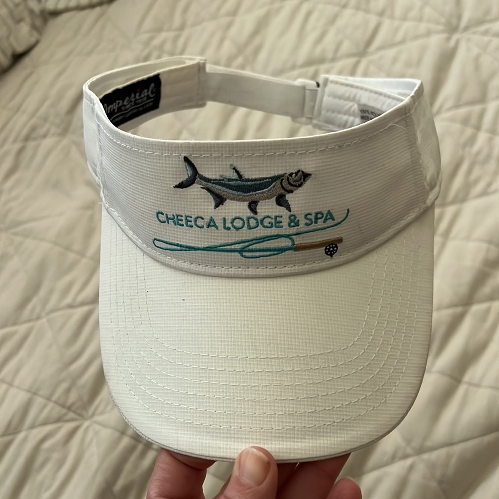 CHEECA Lodge & Spa embroidered fish fishing visor - Picture 6 of 15